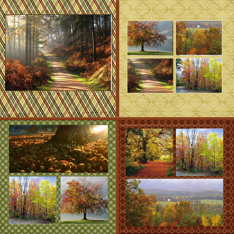 Autumn 12x12 Template