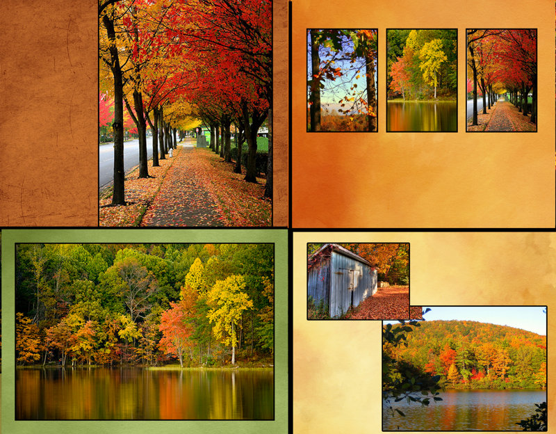 Fall Landscape Template