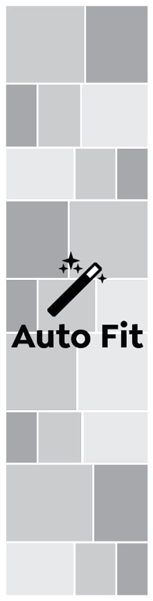 Auto Fit, Quadruple Square Portrait