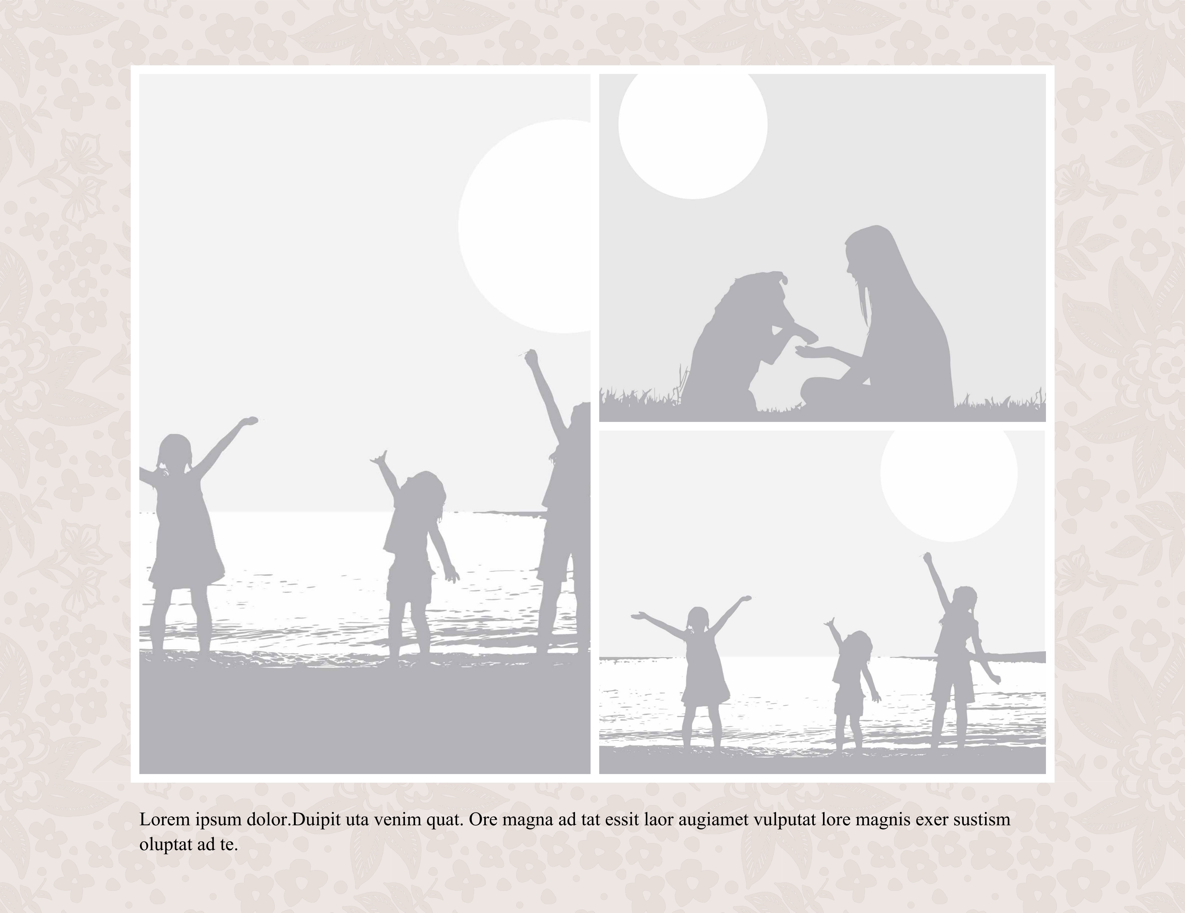 3 Images T+Caption 
