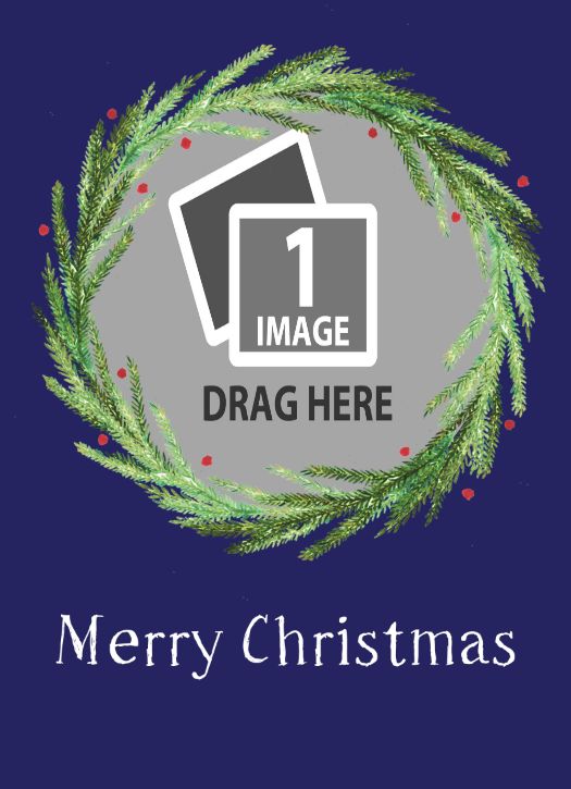 Merry Christmas - Blue