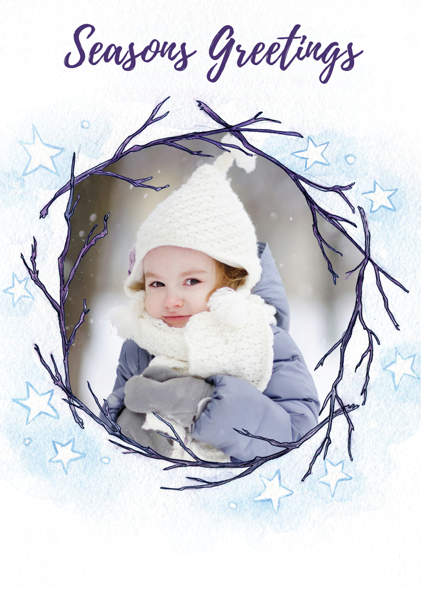 Winter Branches  Template