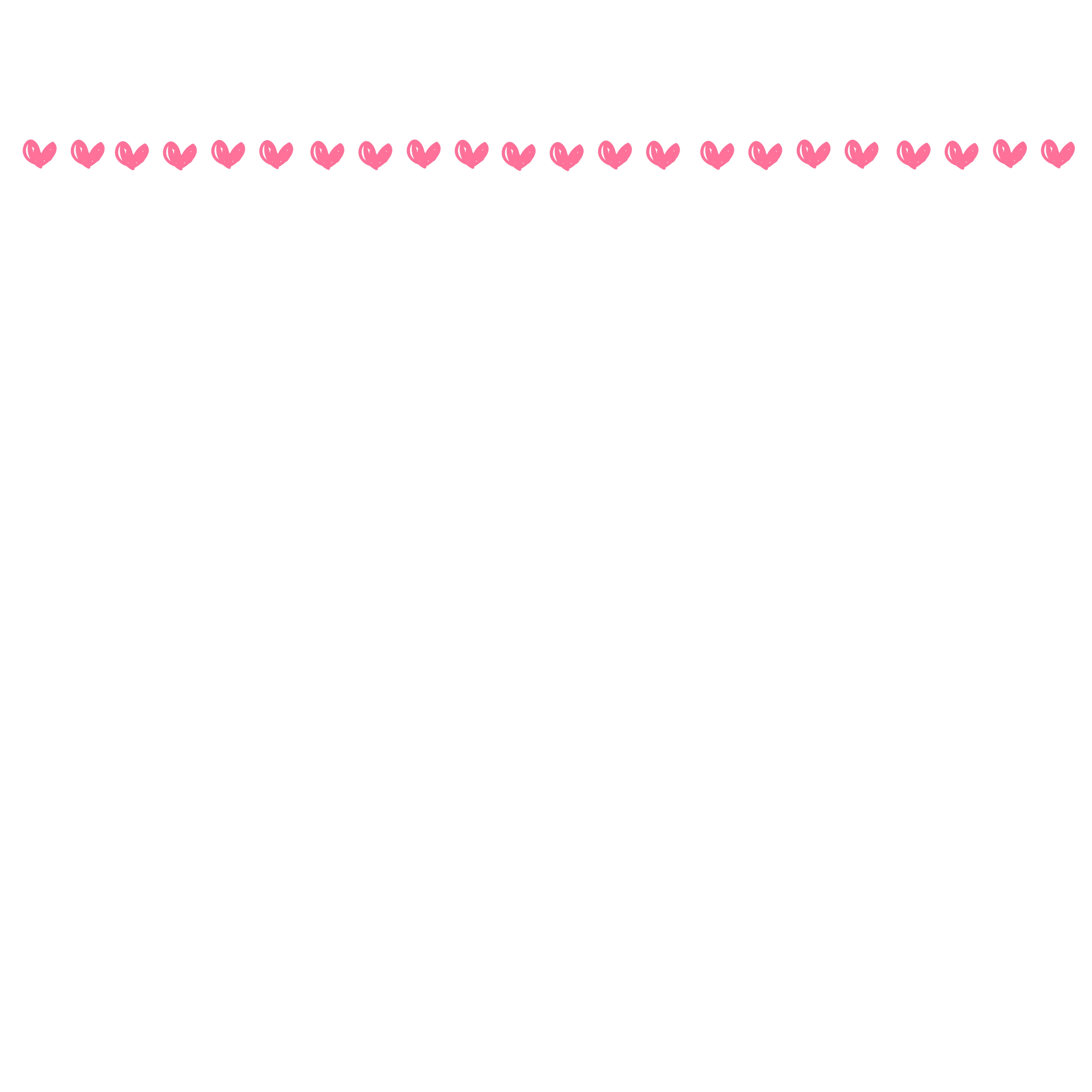 Top Only - Hearts - Pink