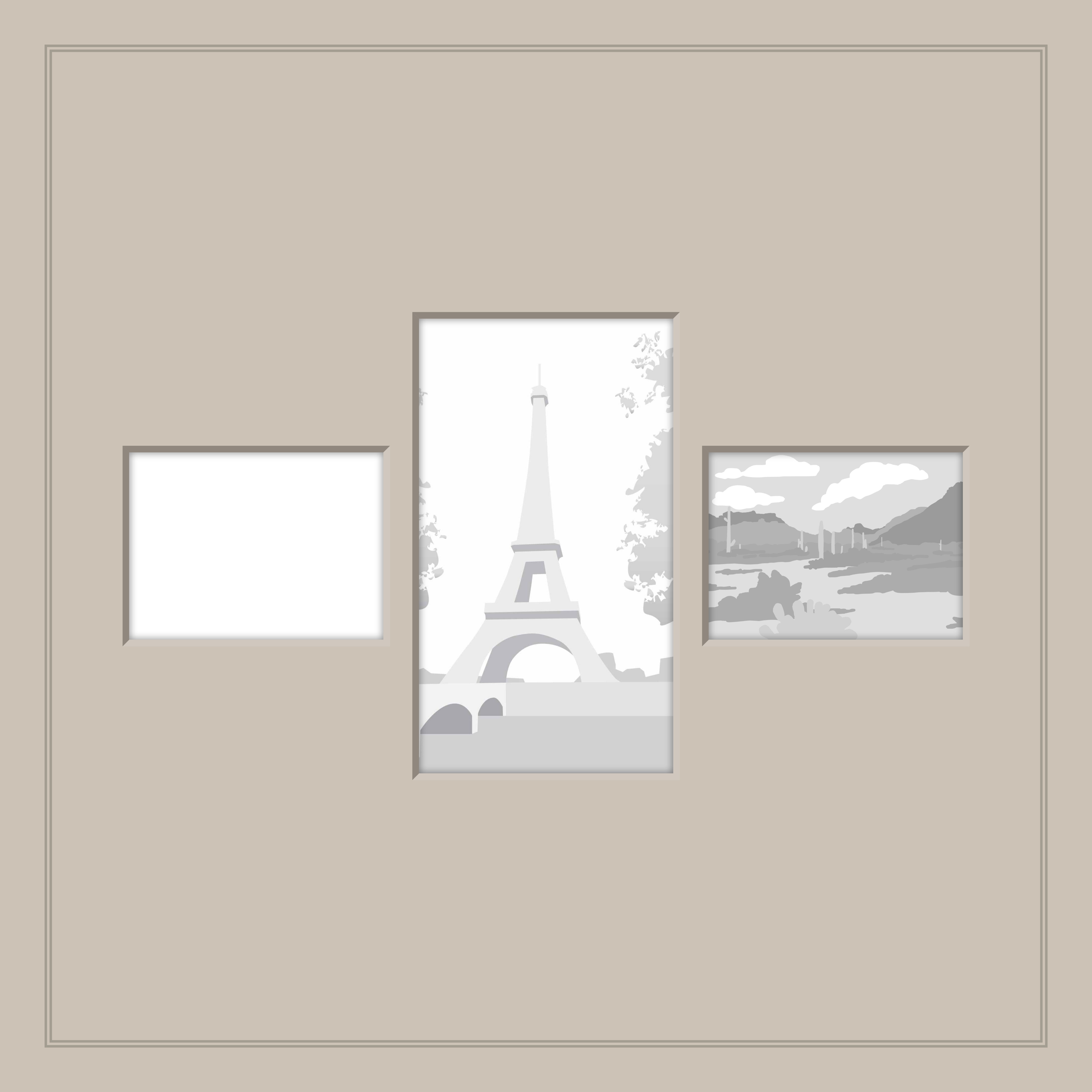Portrait Photo + 2 Landscape Photos