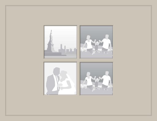 4 Square Photos - Grid