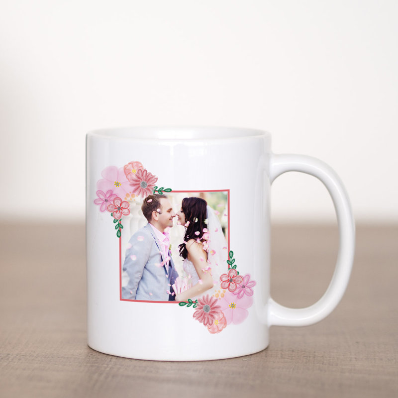 Floral Square Mug