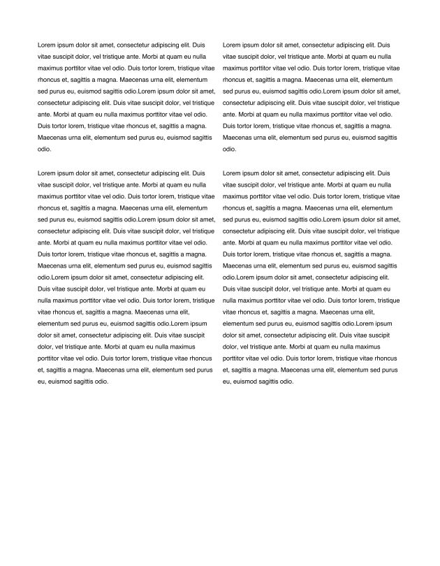 2 Text Columns