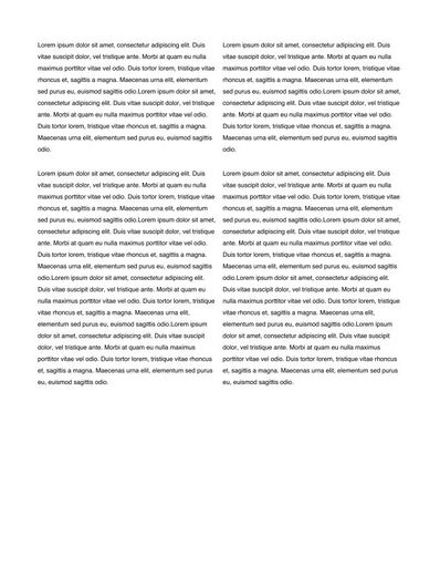2 Text Columns