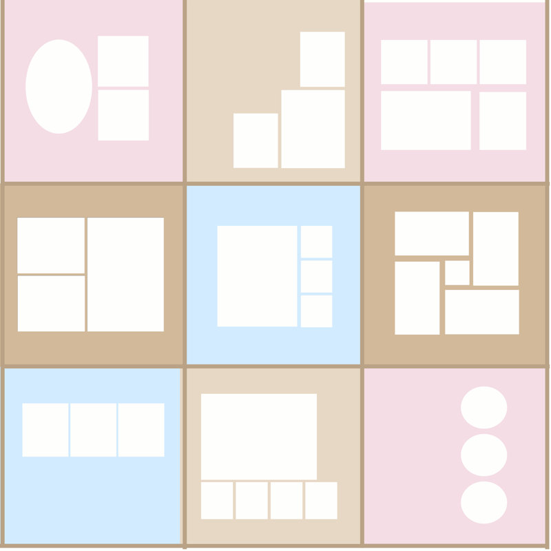 Heavenly Pastels Template