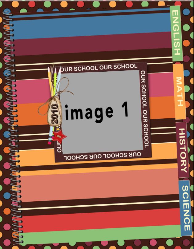 Photo Book Template: Yearbook Colorful World Template - Presto Yearbooks