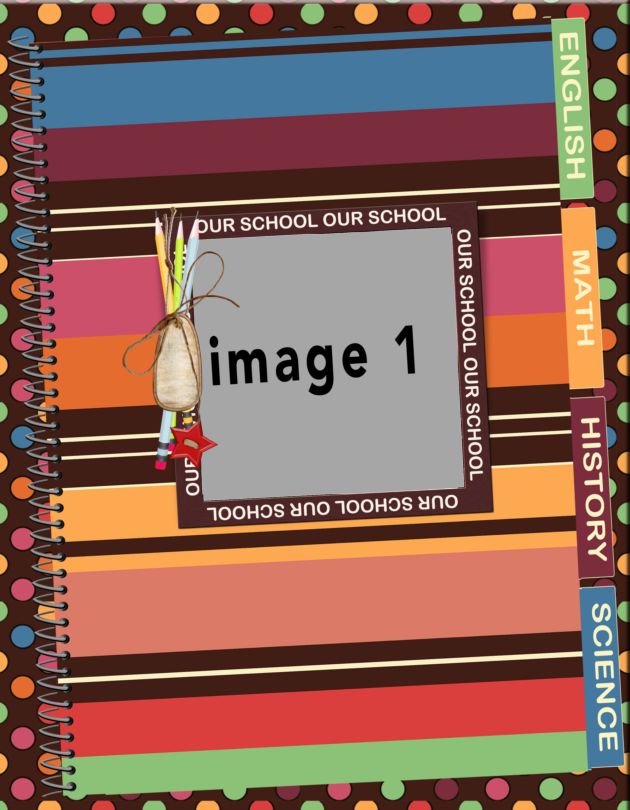 Photo Book Template: Yearbook Colorful World Template - Presto Yearbooks