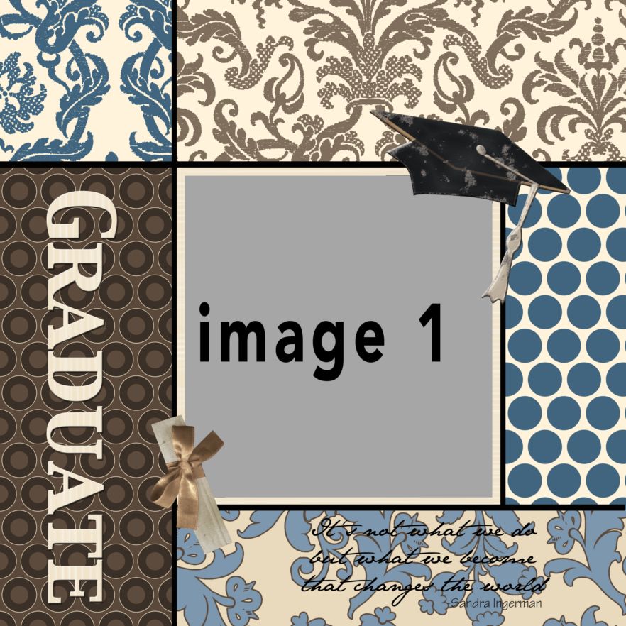 Photo Book Template Graduation Quick Album Presto Yearbooks