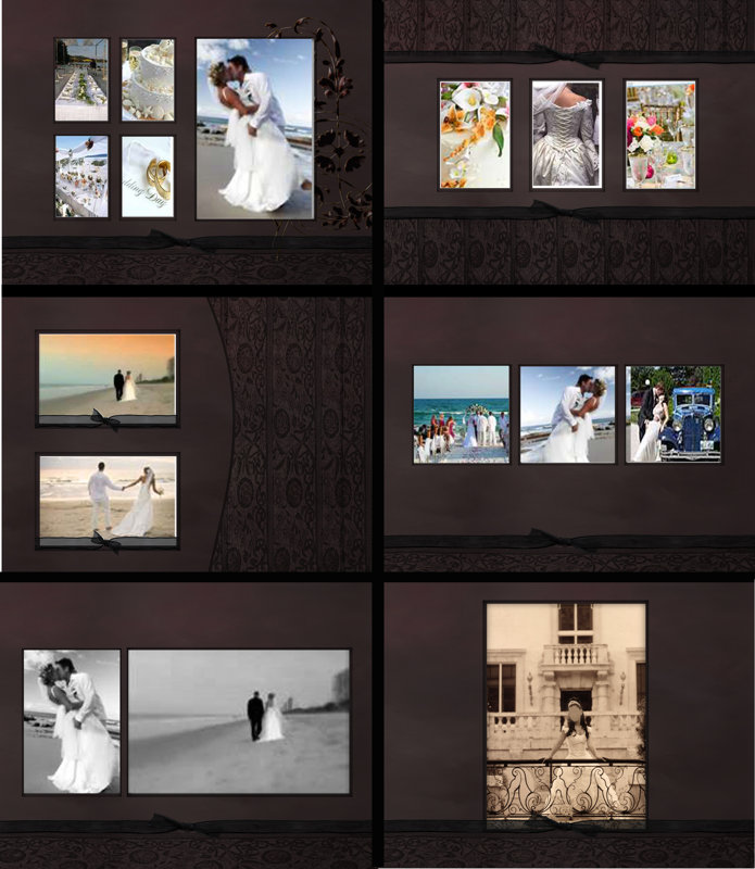 Black Elegance 12x12 Template