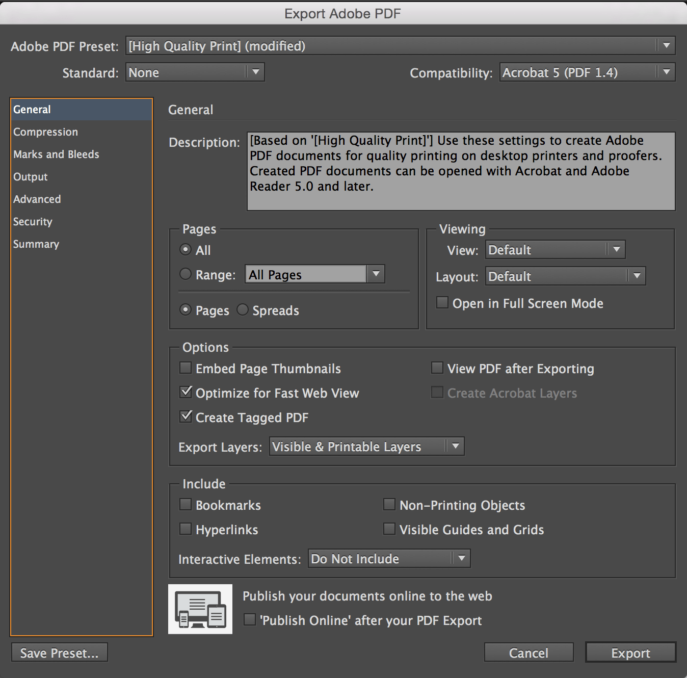 Remove Page Numbers in Aperture